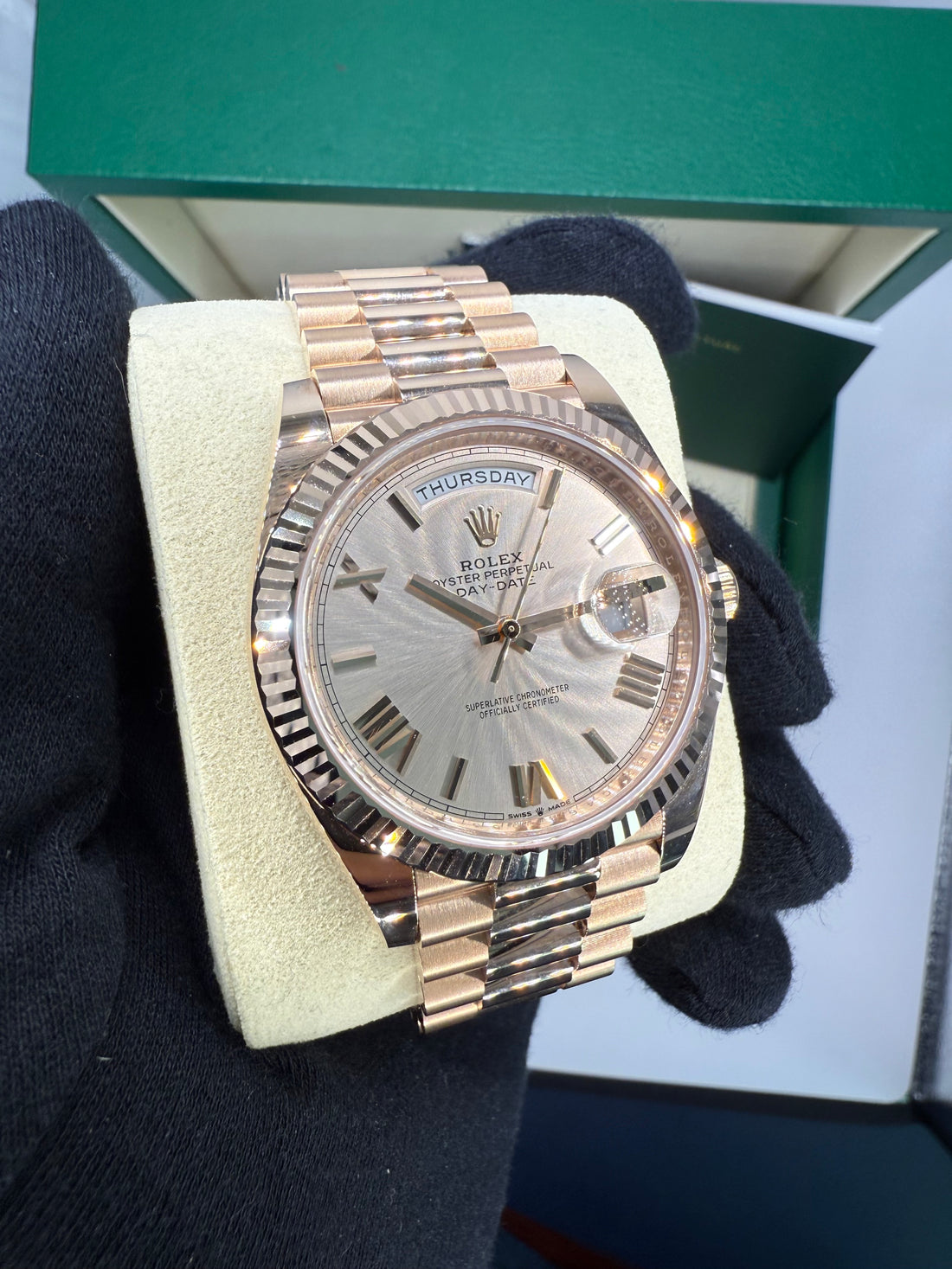Rolex Day-Date 40 Sundust Dial