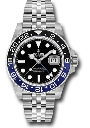 Rolex GMT-Master II - Black And Blue Bezel - "Batgirl" - Jubilee Bracelet - 126710BLNR
