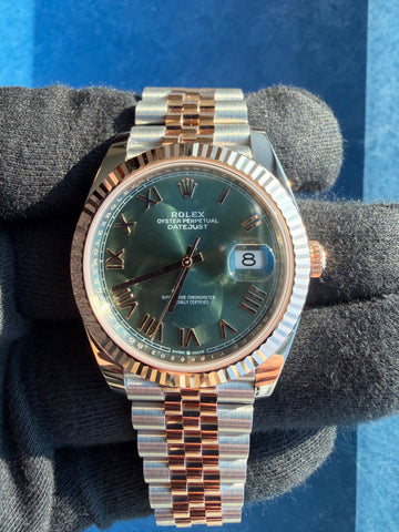 Rolex Datejust 41 Olive Dial