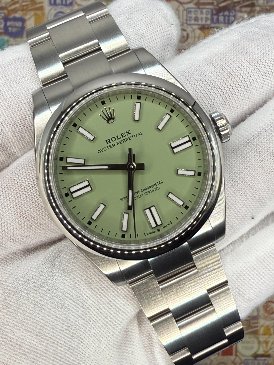 Rolex Oyster Perpetual 41 Pistachio