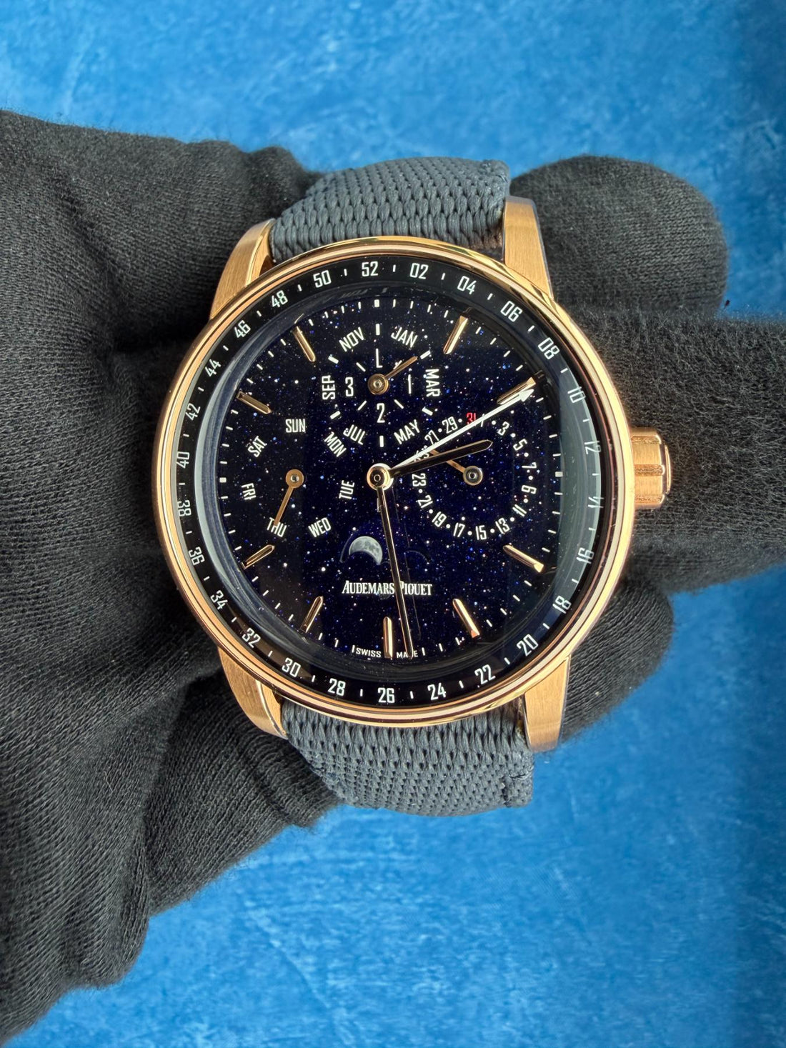 Audemars Piguet Code 11.59 Blue Aventurine Dial